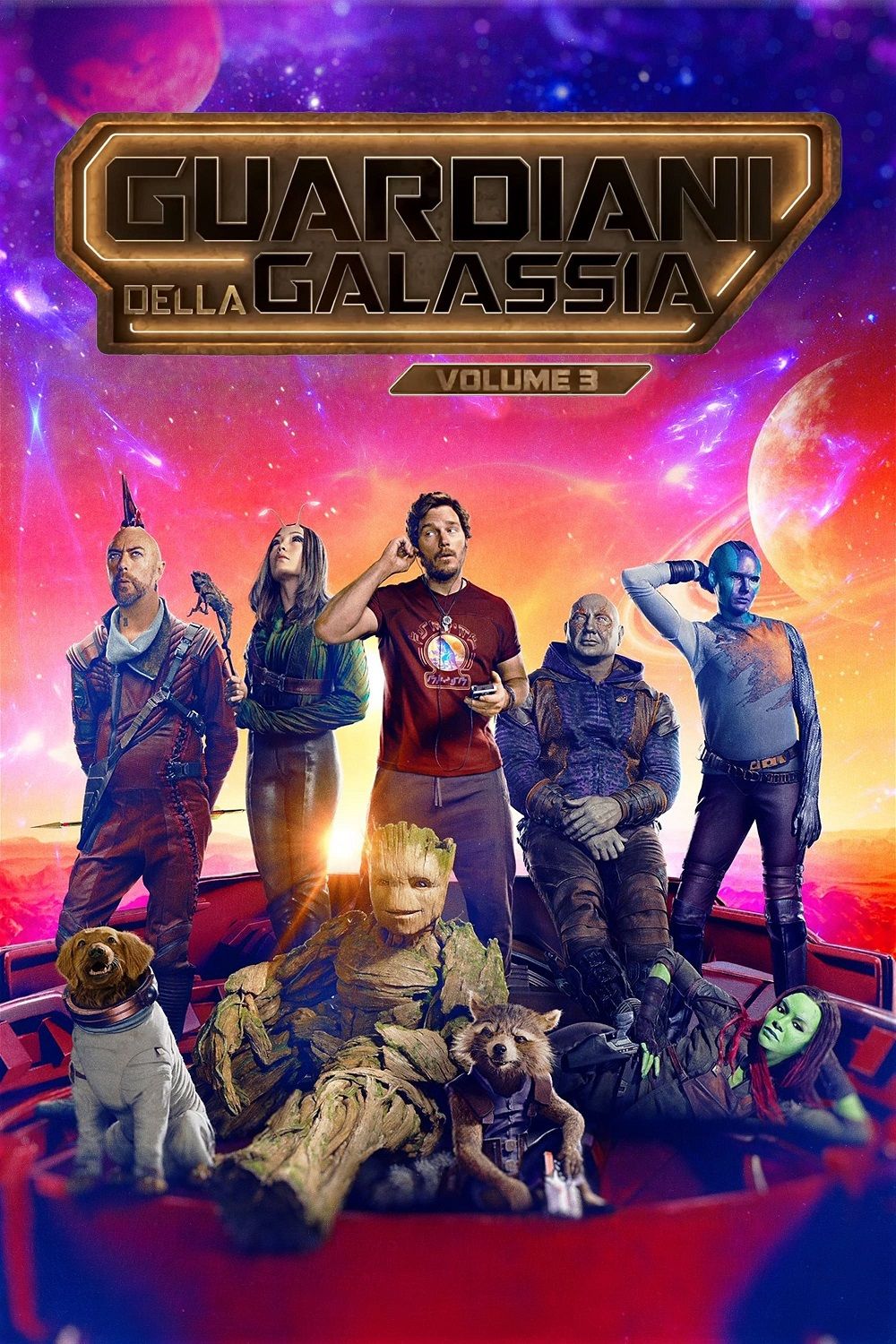 Copertina Film Guardiani della Galassia 3 Streaming FULL HD 